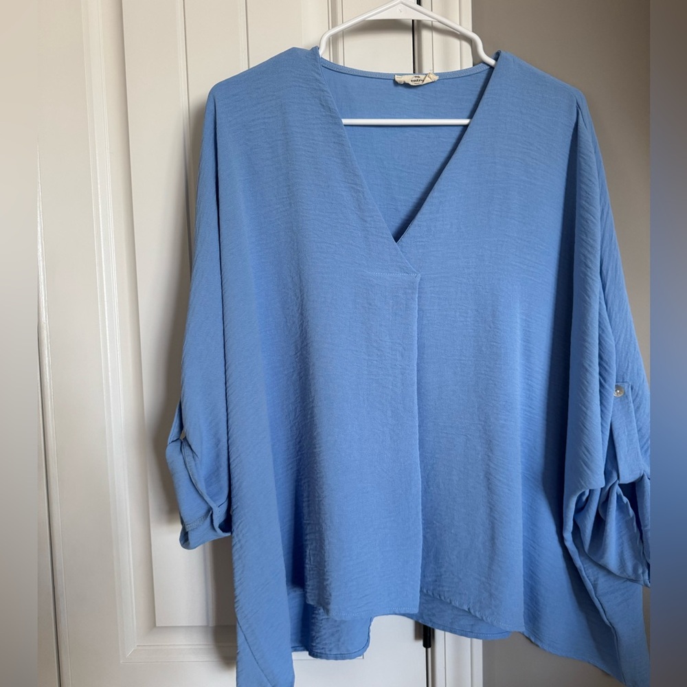 Entro Button Sleeve Work Too, Size L